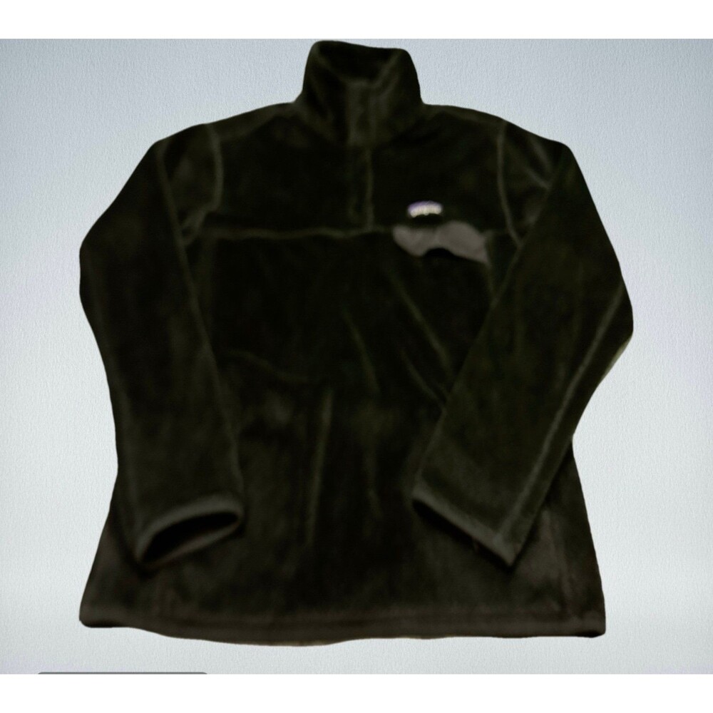 Patagonia Women’s Black Fleece Quarter-Zip Shirt Jacket L